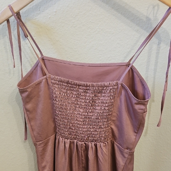 Express Pink Square Neck Sleeveless Mini Dress - Picture 5 of 6